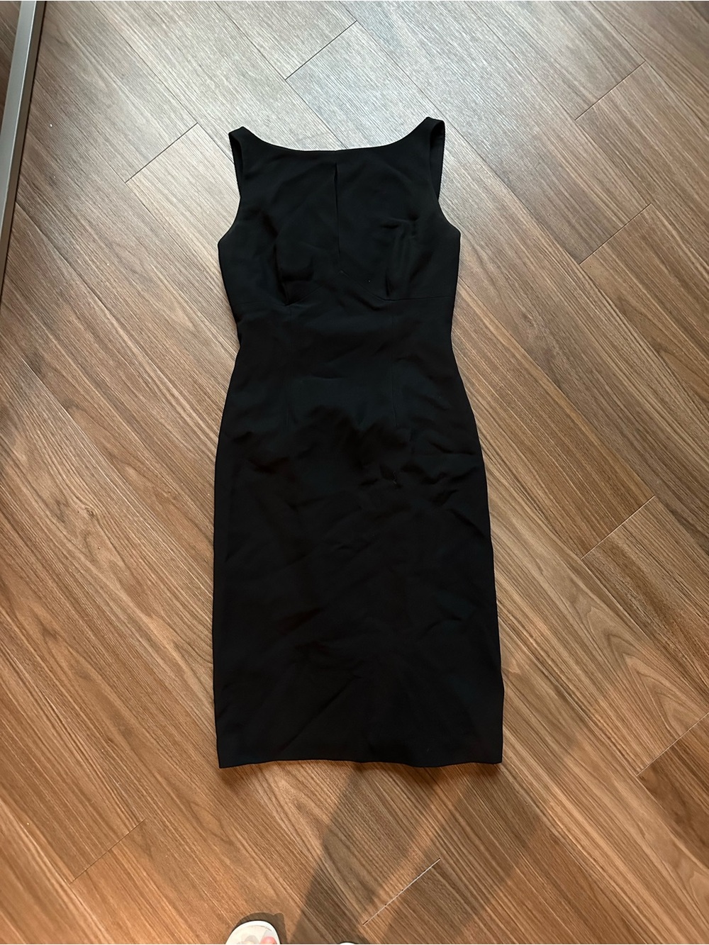 BCBG Black Sleeveless Sheath Dress